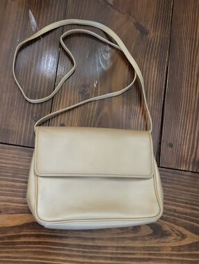 Preston & York Small Beige Cream Crossbody Bag, Perfect Wedding Guest Purse